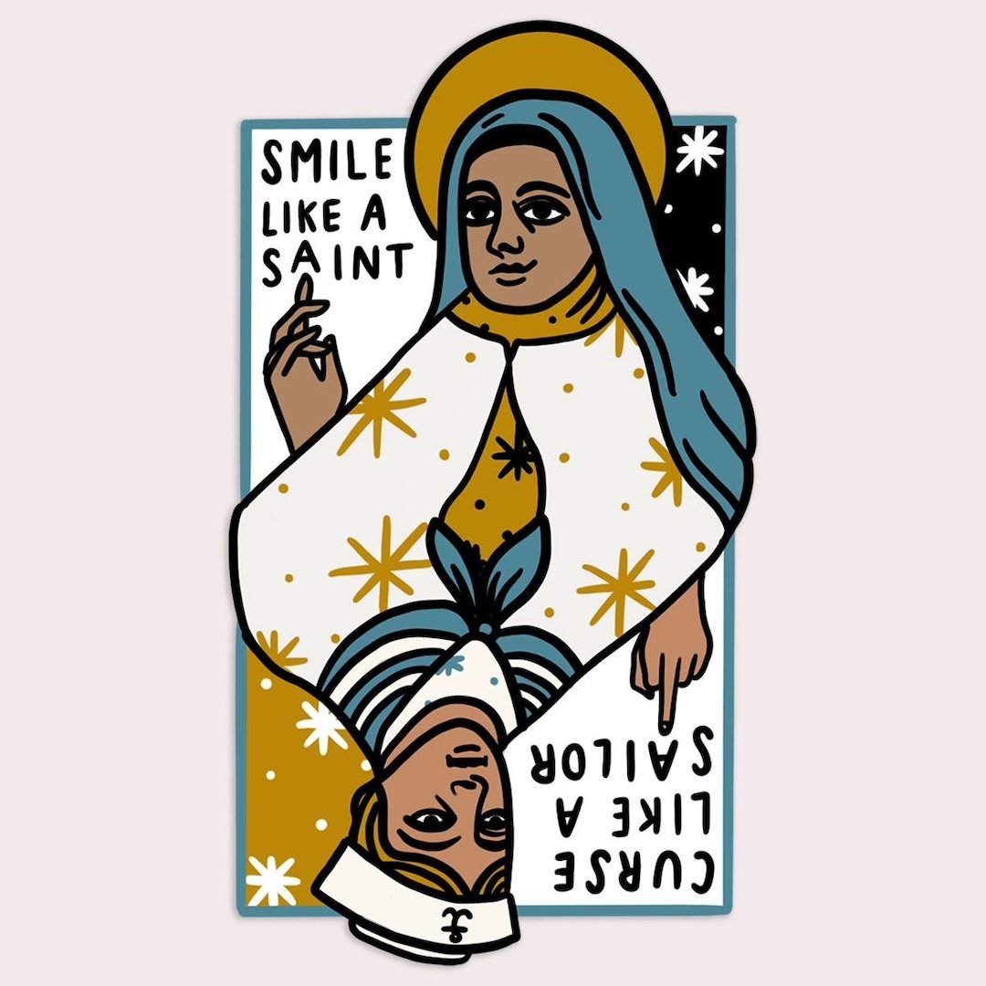 Saint & Sailor Sticker Stay Home Club