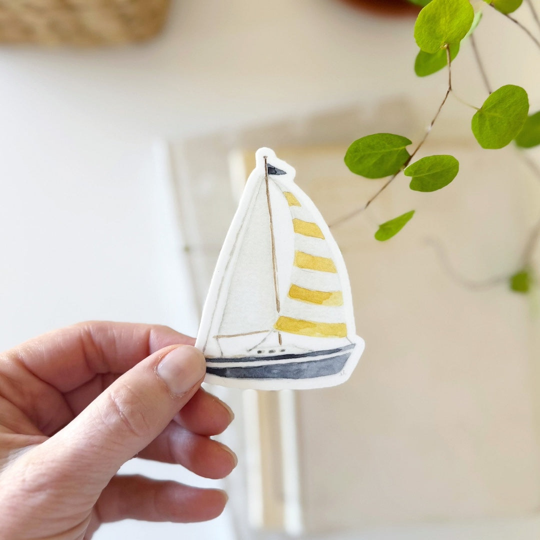 Sailboat Sticker Emily Lex Studio