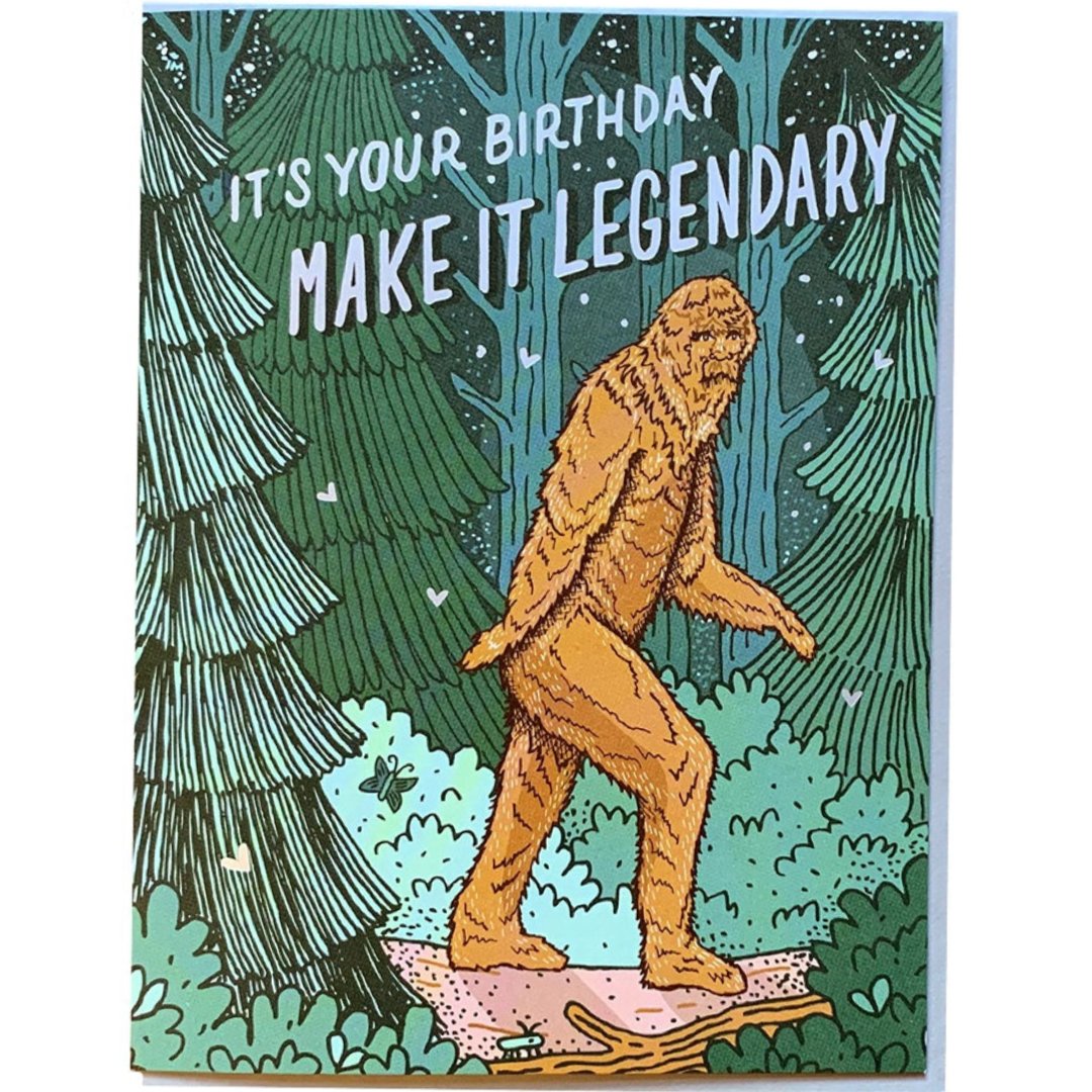 Bigfoot Birthday Noteworthy Paper & Press