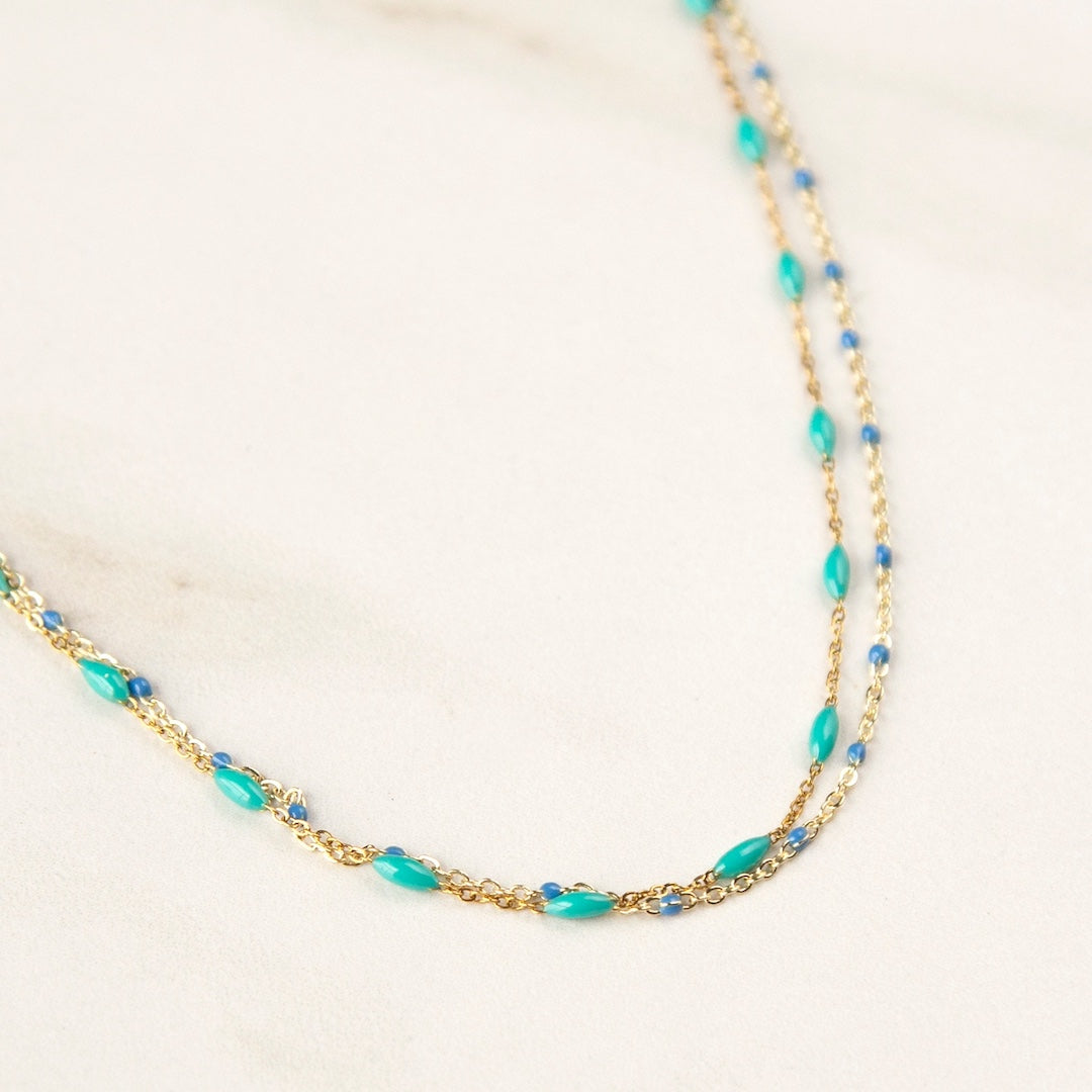 Dash and Dot Necklace Stowaway Jewelry