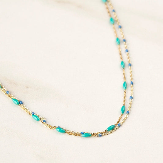 Dash and Dot Necklace Stowaway Jewelry