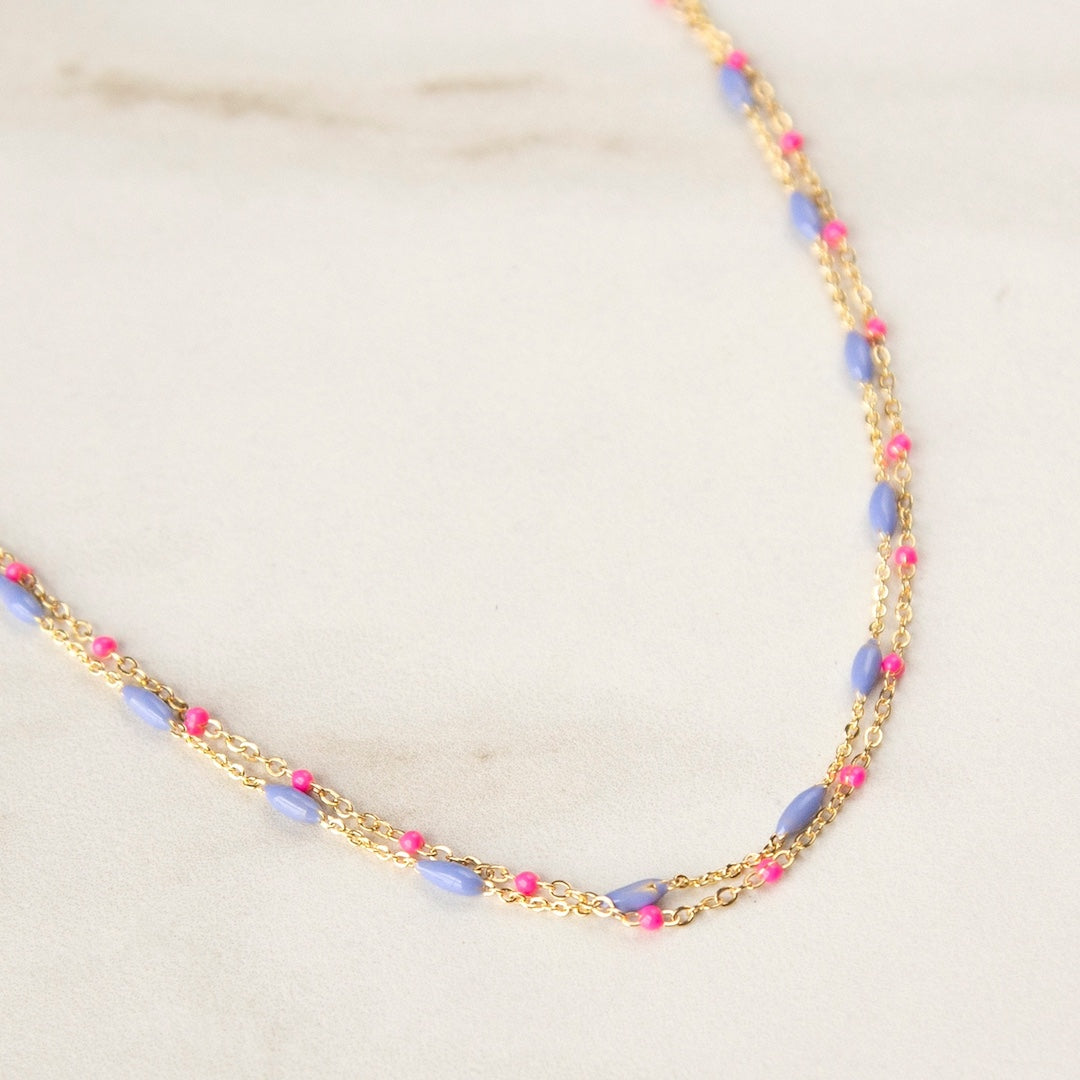 Dash and Dot Necklace Stowaway Jewelry