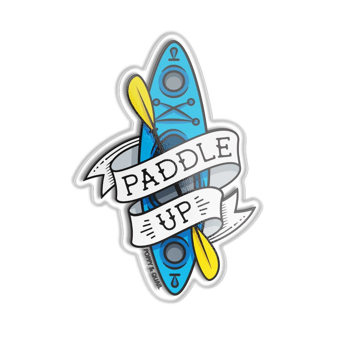 Paddle Up Sticker Poppy & Quail