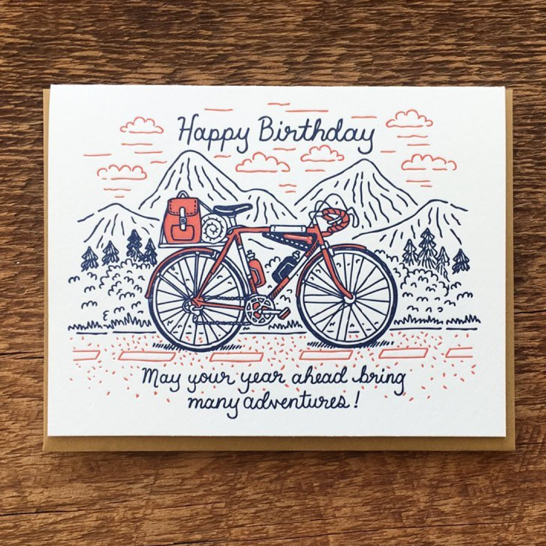 Birthday Bicycle Noteworthy Paper & Press