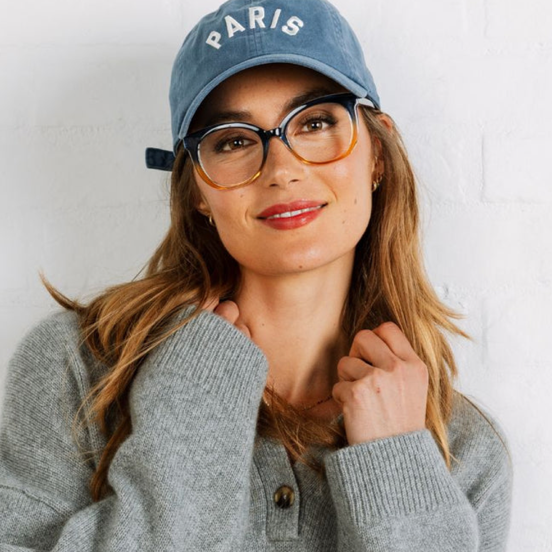 Fiona - Blue/Amber Ombre Readers Peepers