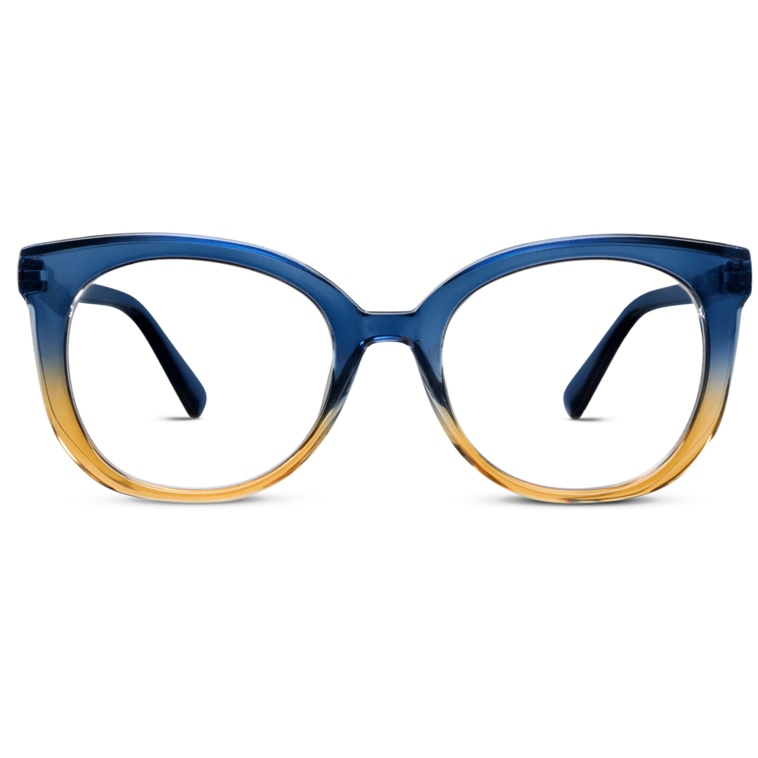 Fiona - Blue/Amber Ombre Readers Peepers