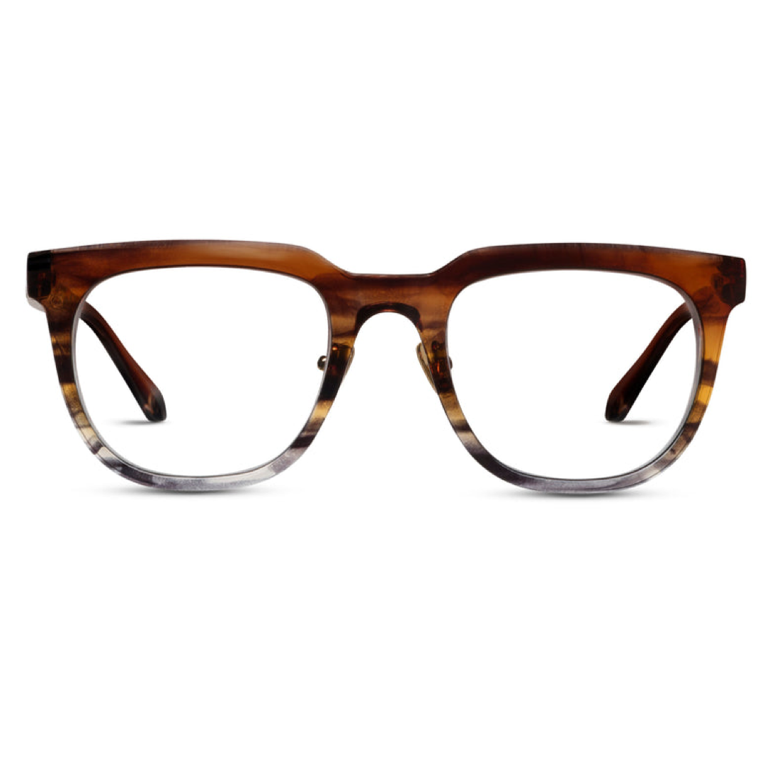 Crawford - Brown Ombre Horn Readers Peepers