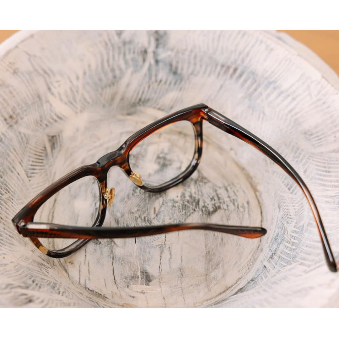 Crawford - Brown Ombre Horn Readers Peepers