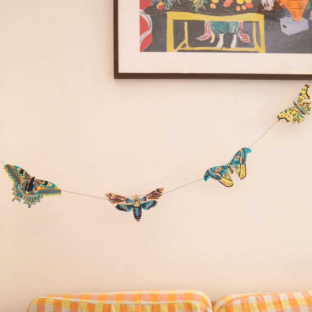Moths Garland
