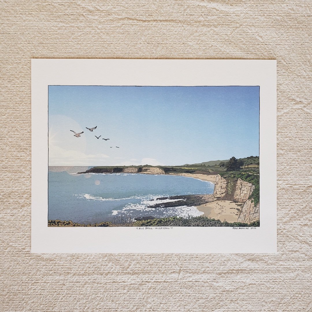 Four Mile Beach Print Mike Bencze