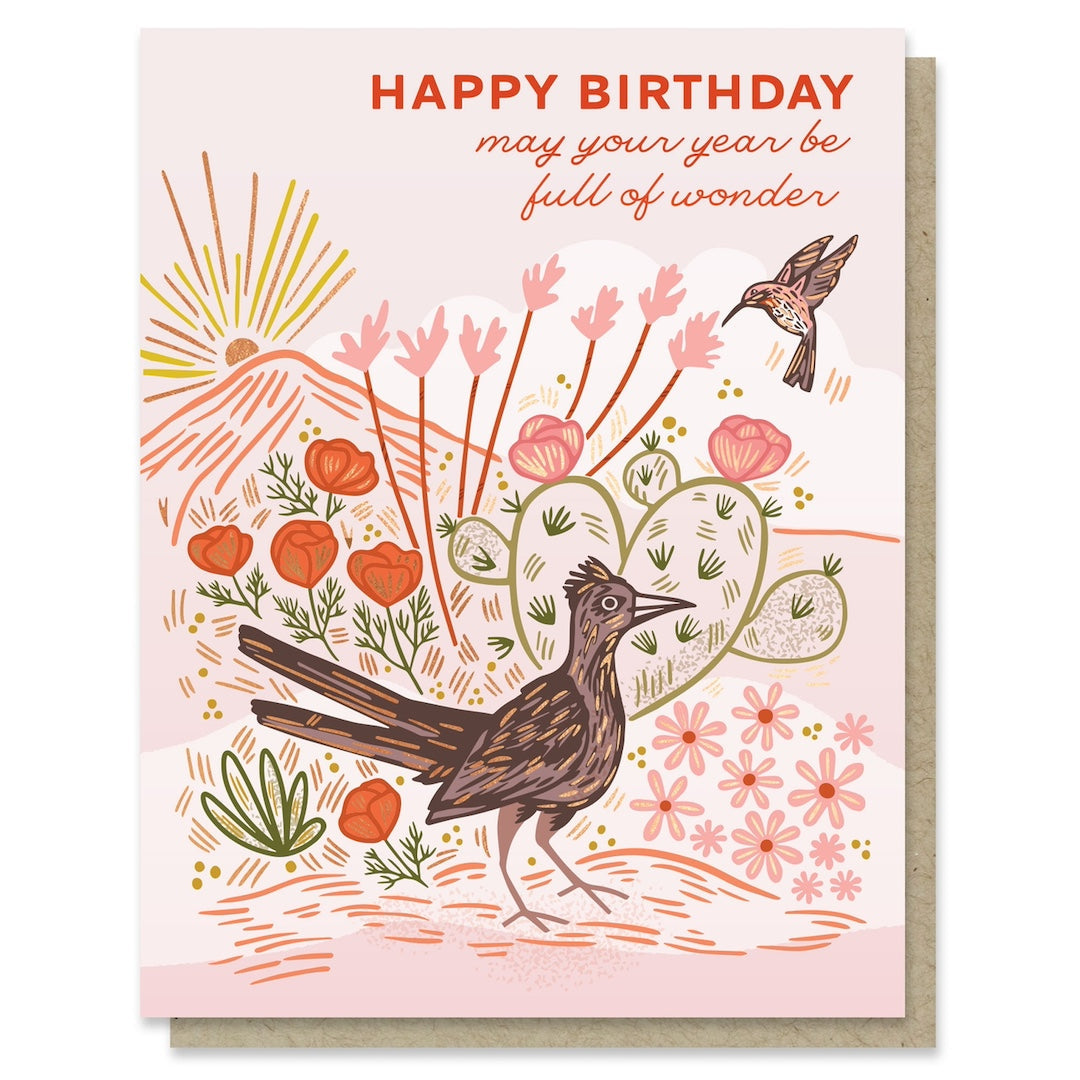 Roadrunner Ranch Birthday Paper Parasol Press