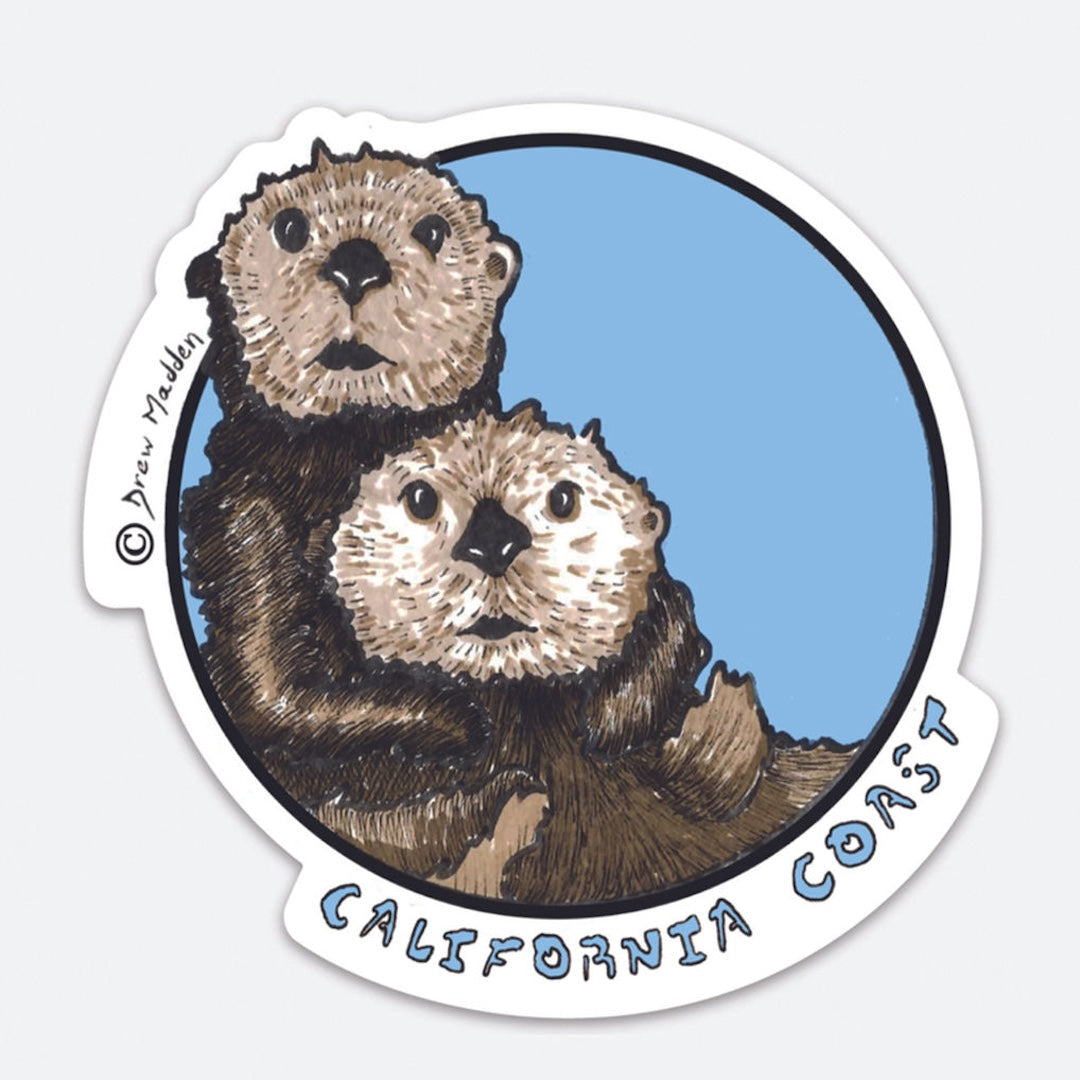 Cali Coast Otters Sticker Drew Madden