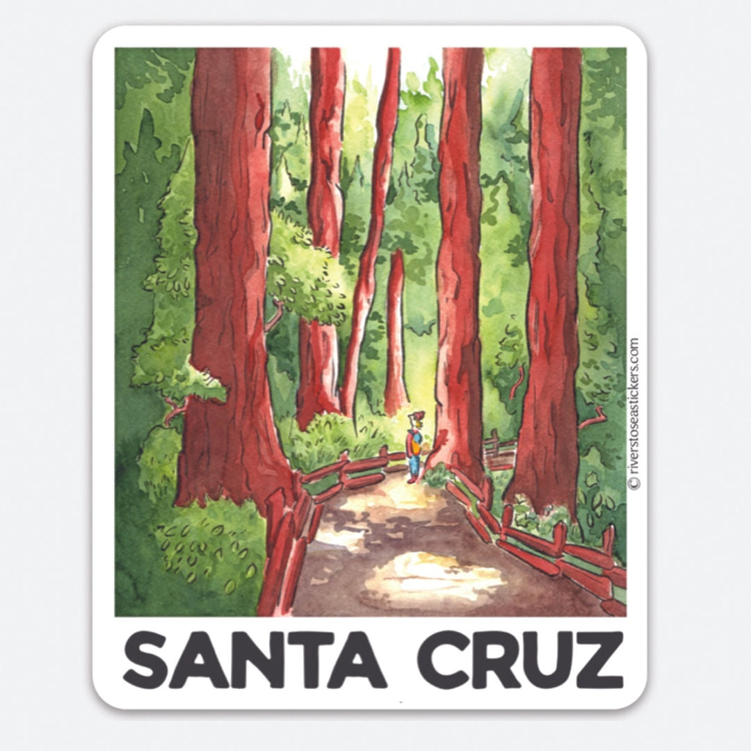 Santa Cruz Redwoods Sticker Drew Madden
