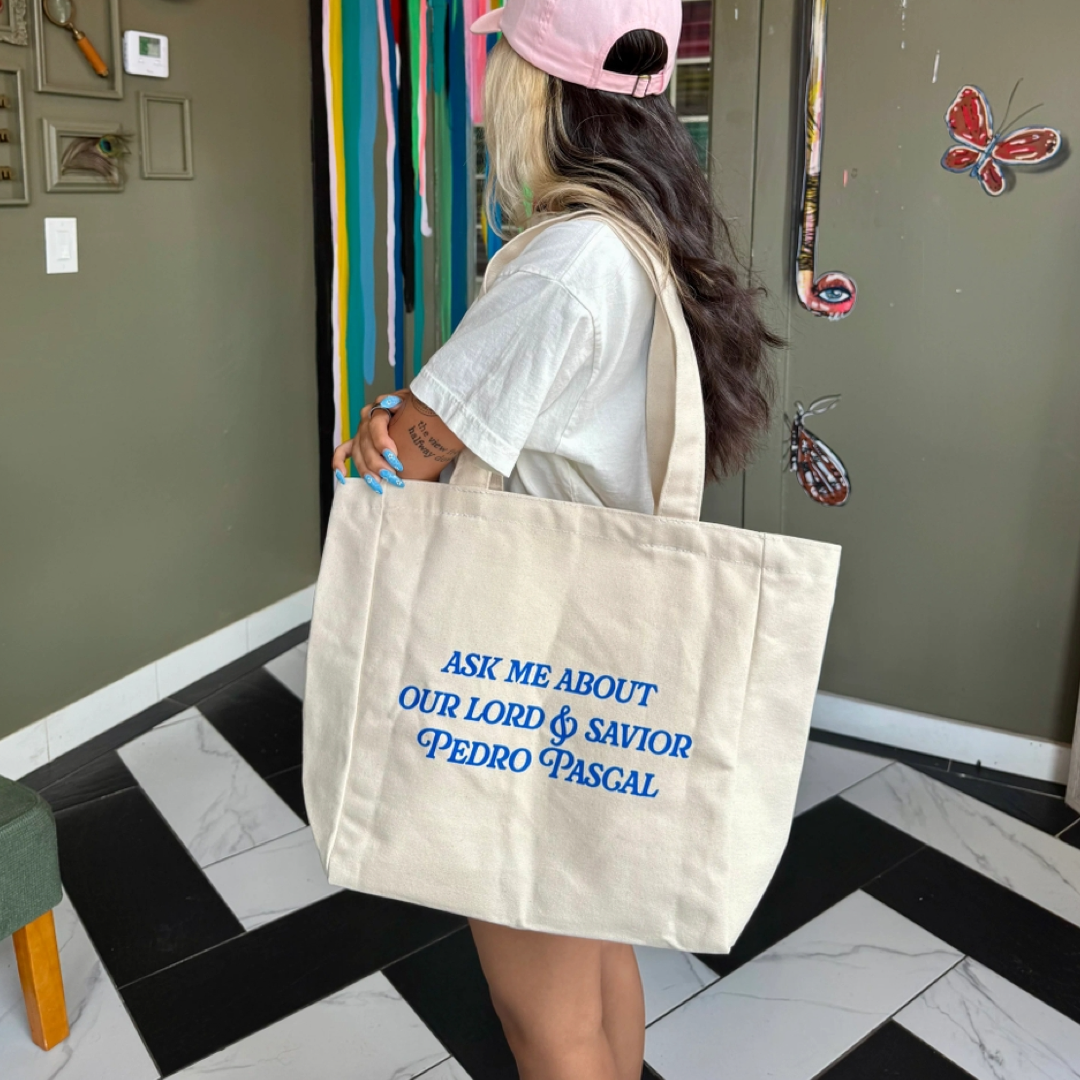 Pedro Pascal Tote Bag Jen Zeano Designs