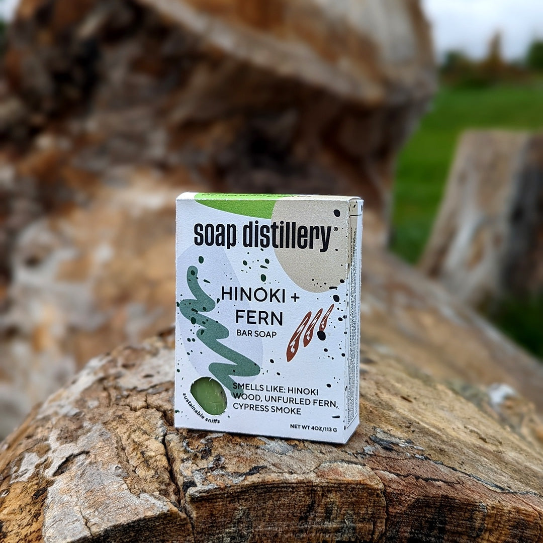 Hinoki + Fern Soap Soap Distillery