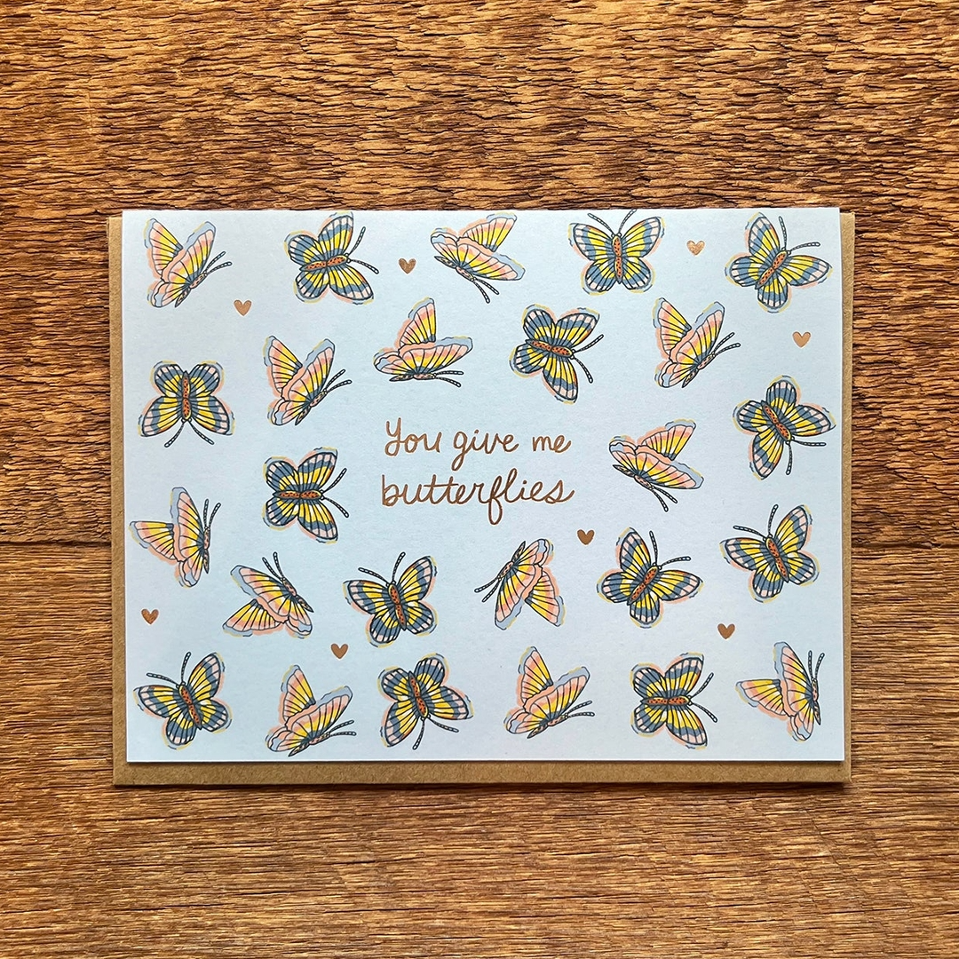 You Give Me Butterflies Noteworthy Paper & Press