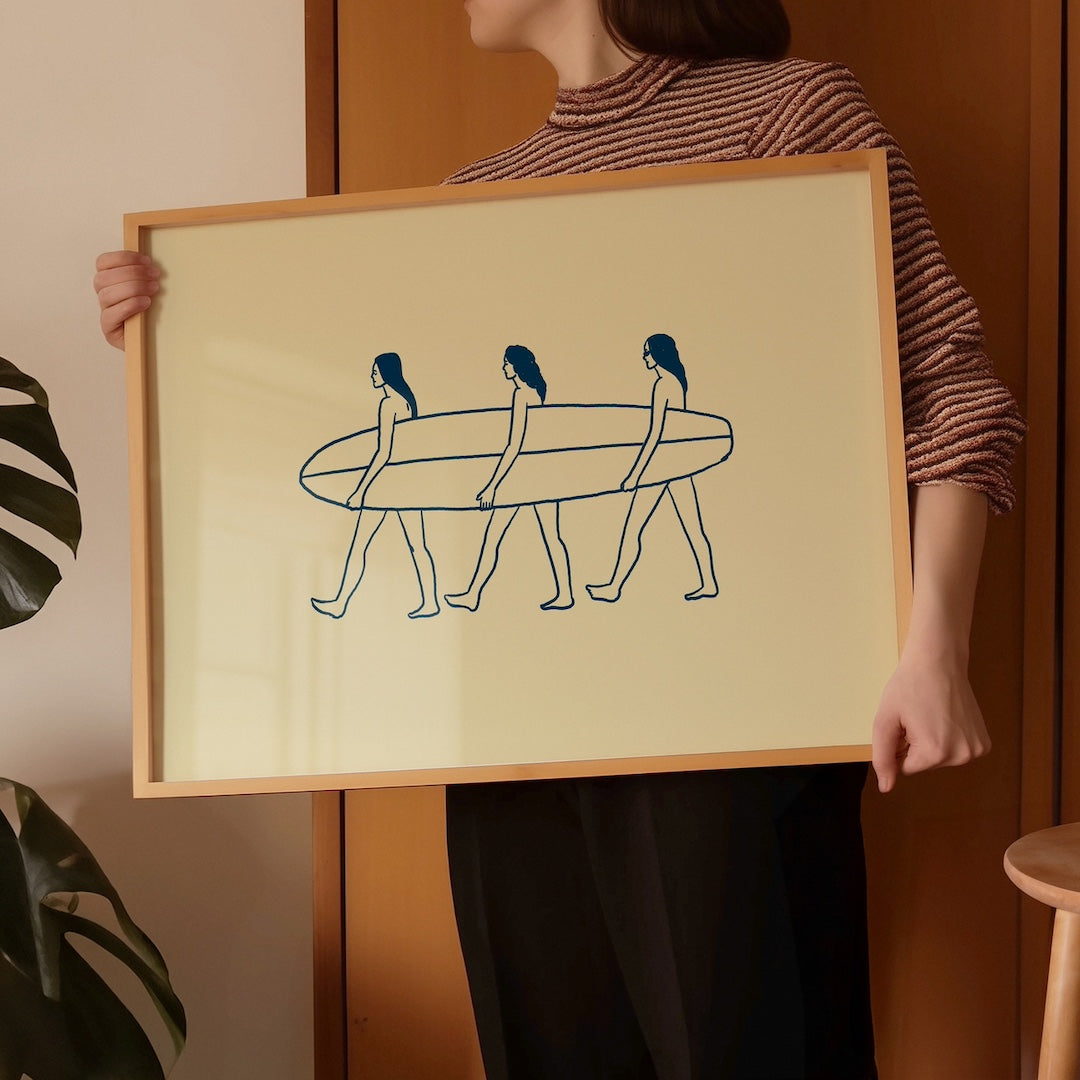 Surfers Print Tumbleweed Design Studio