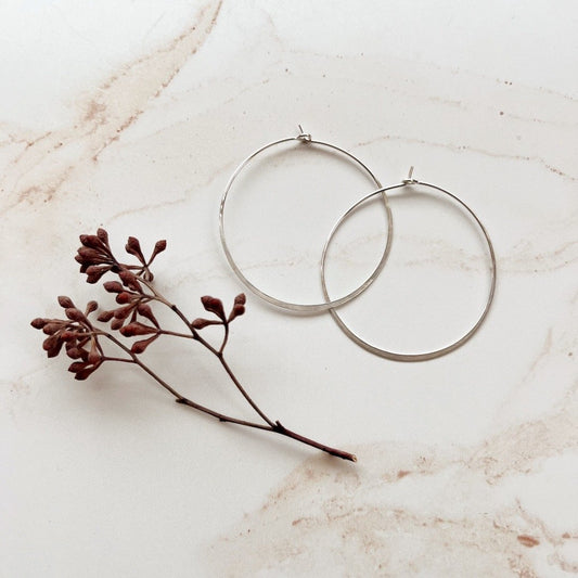 Linda Trent Silver Hoops Linda Trent