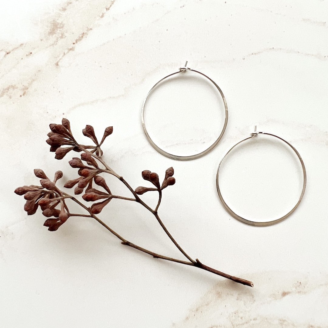 Linda Trent Silver Hoops Linda Trent