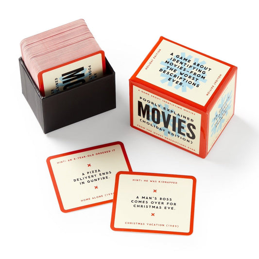 Poor Explained Movies Game Holiday Edition Chronicle Books