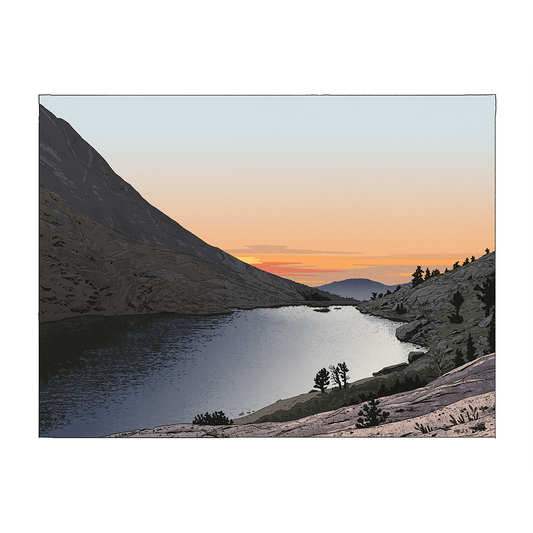 Lower Franklin Lake Print Mike Bencze