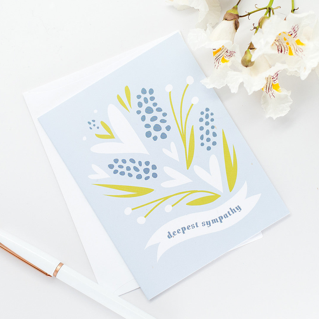 Deepest Sympathy Graphic Anthology Greeting Cards