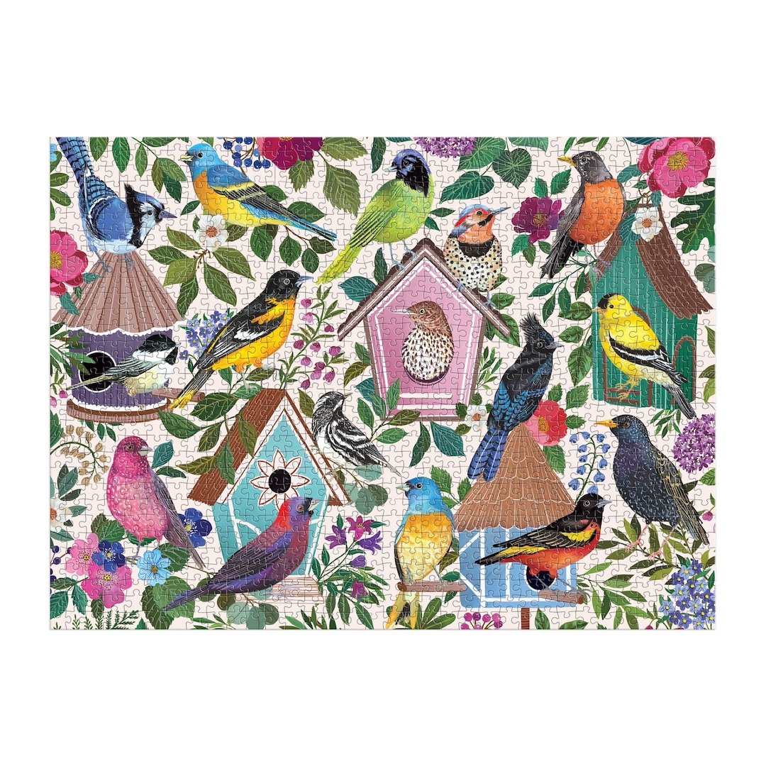 Birdhouse Lane 1000 Piece Puzzle Chronicle Books