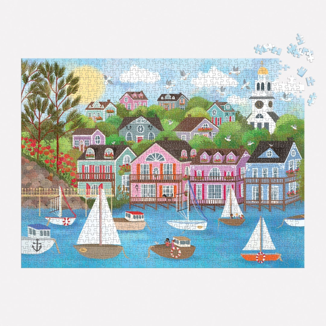 Harbor By The Sea 1000 Piece Puzzle Chronicle Books