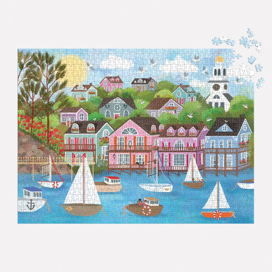 Harbor By The Sea 1000 Piece Puzzle Chronicle Books