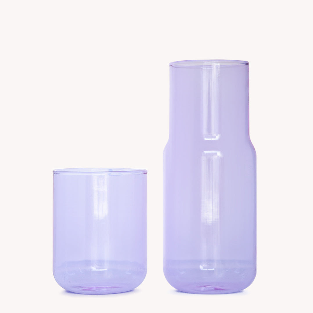 Tinted Glass Carafe Gry Mattr