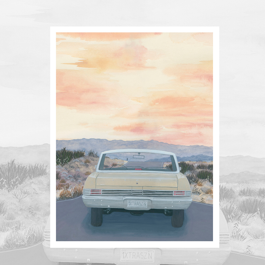 Turn This Car Around Print Heather Sundquist