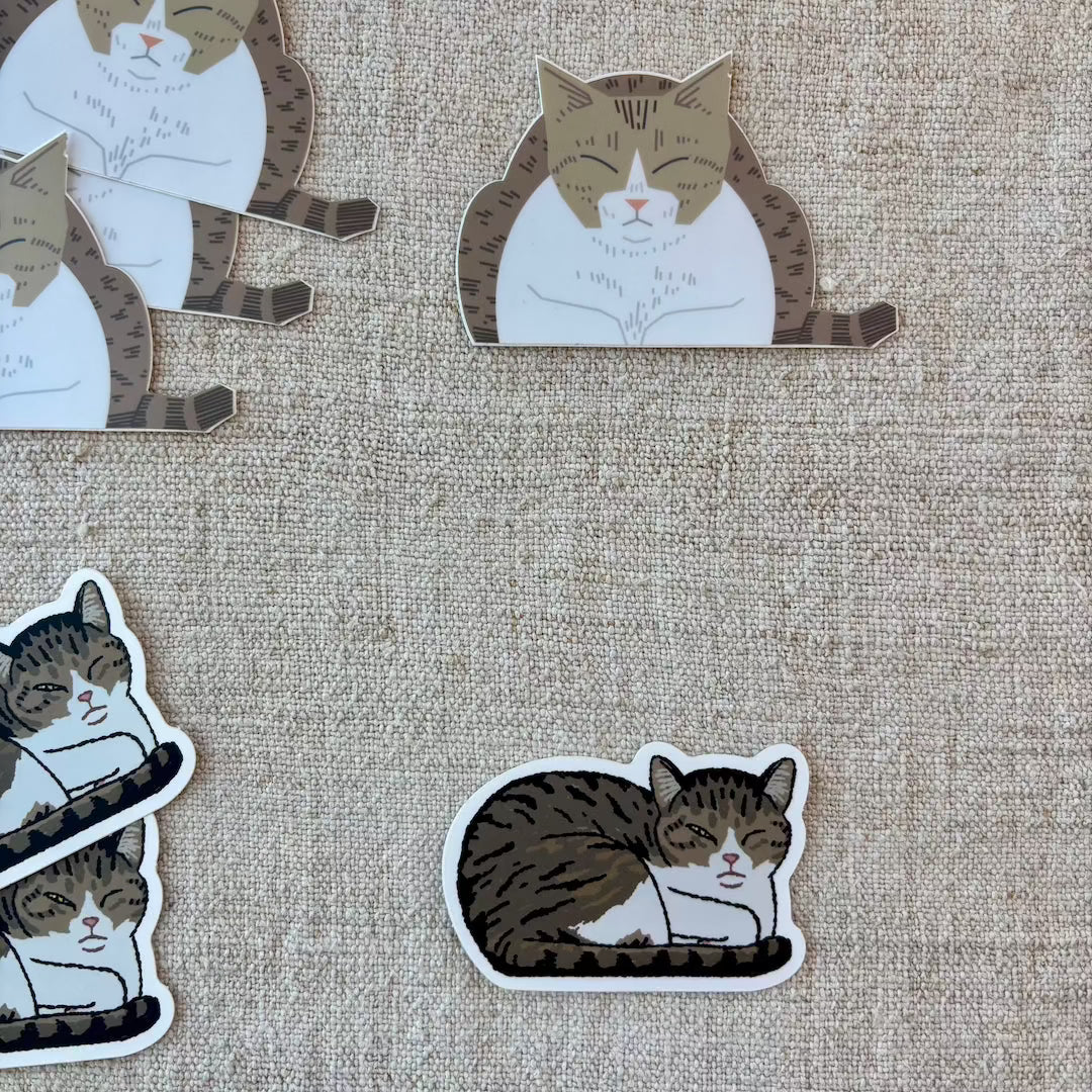 Loaf Cat Sticker Mike Bencze