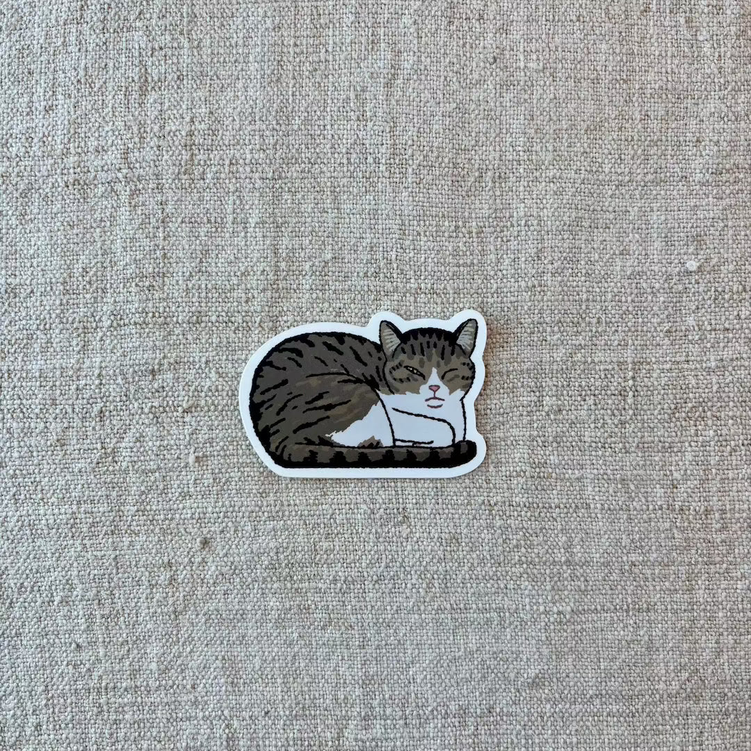 Loaf Cat Sticker Mike Bencze