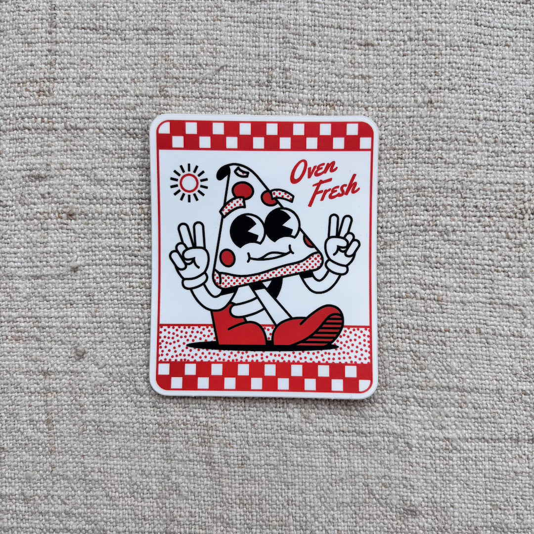 Oven Fresh Pizza Sticker