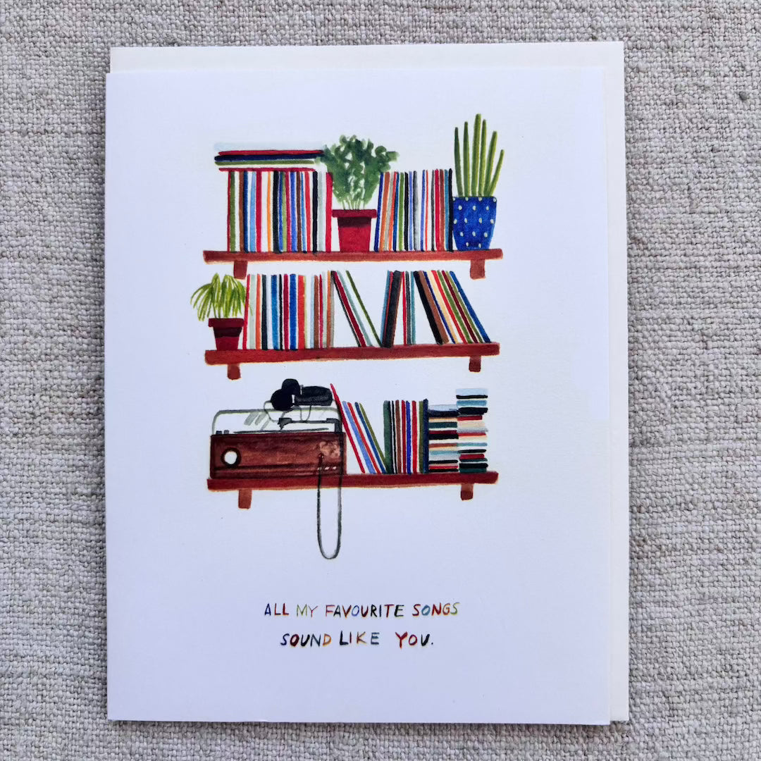 Love Songs Red Cap Cards