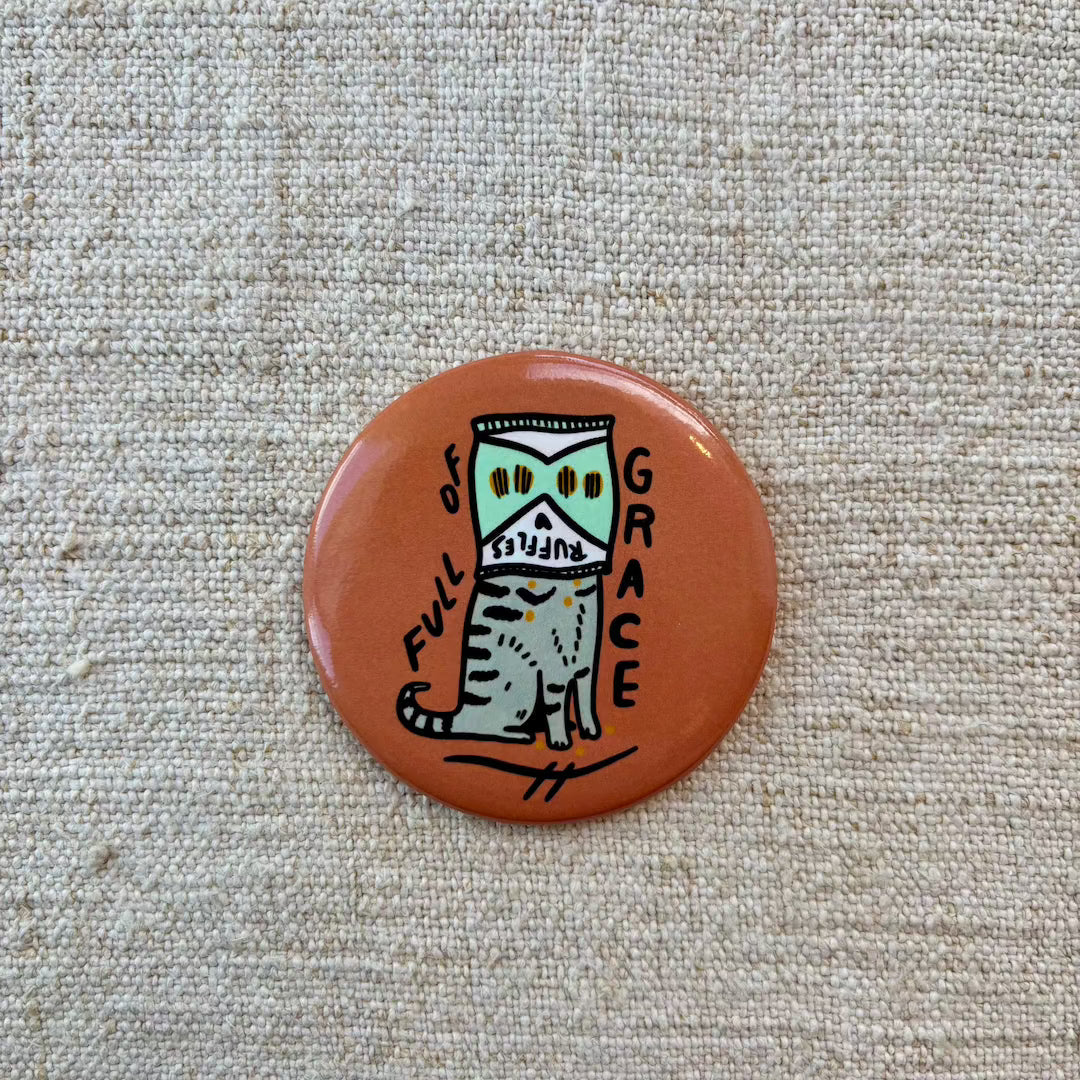 Full of Grace Cat Magnet Stay Home Club