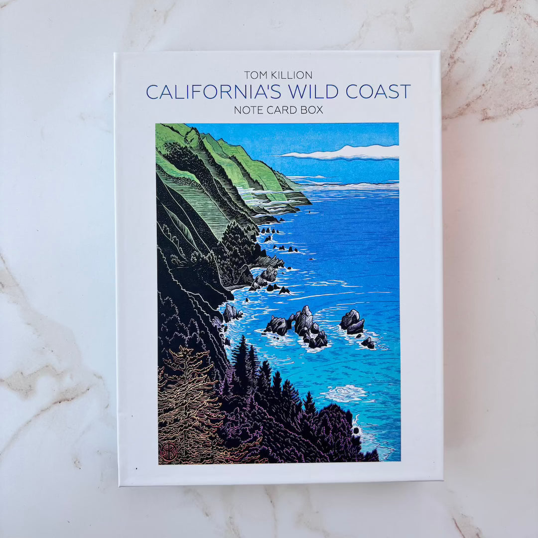 Set of 12 California's Wild Coast Notecards Ingram