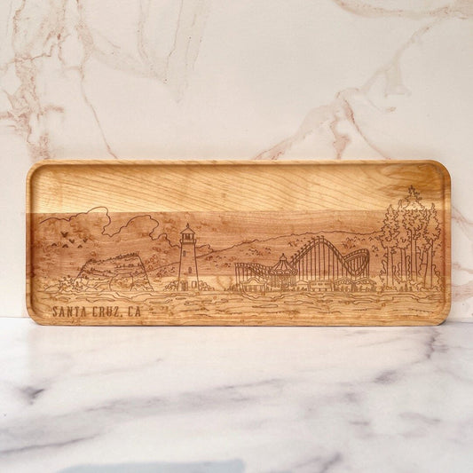 Santa Cruz Landmarks Platter Mountain Sea Living