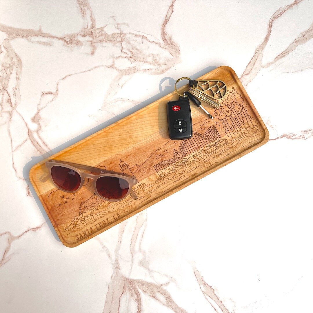 Santa Cruz Landmarks Platter Mountain Sea Living