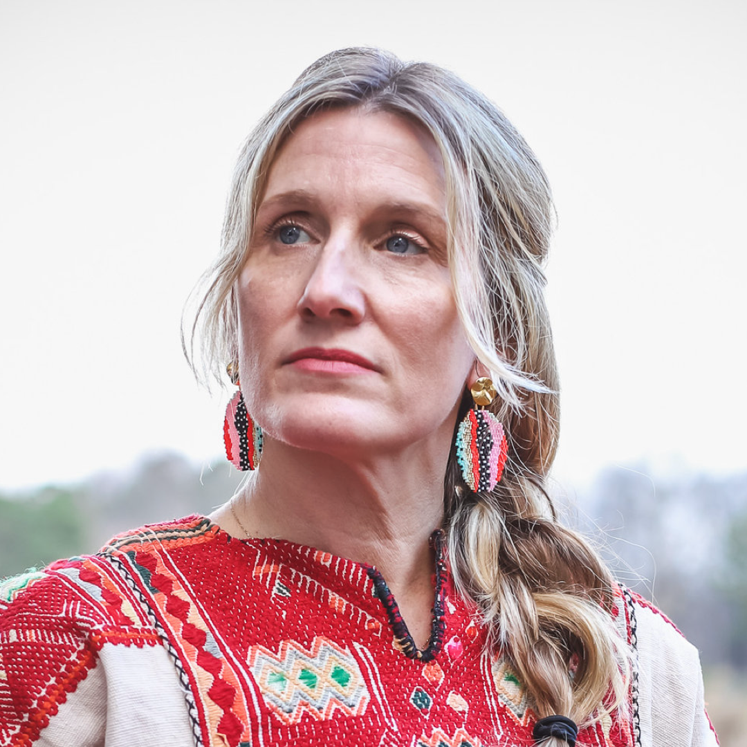 Beaded Handwoven Organic Oval Drop Earrings Mayana Designs Co