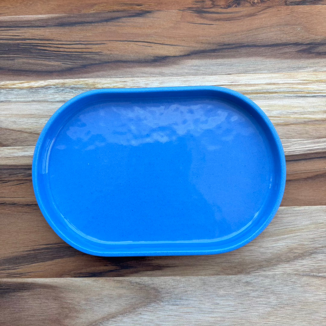 Ju Handmade Ceramics Small Ovular Tray Ju Handmade Ceramics