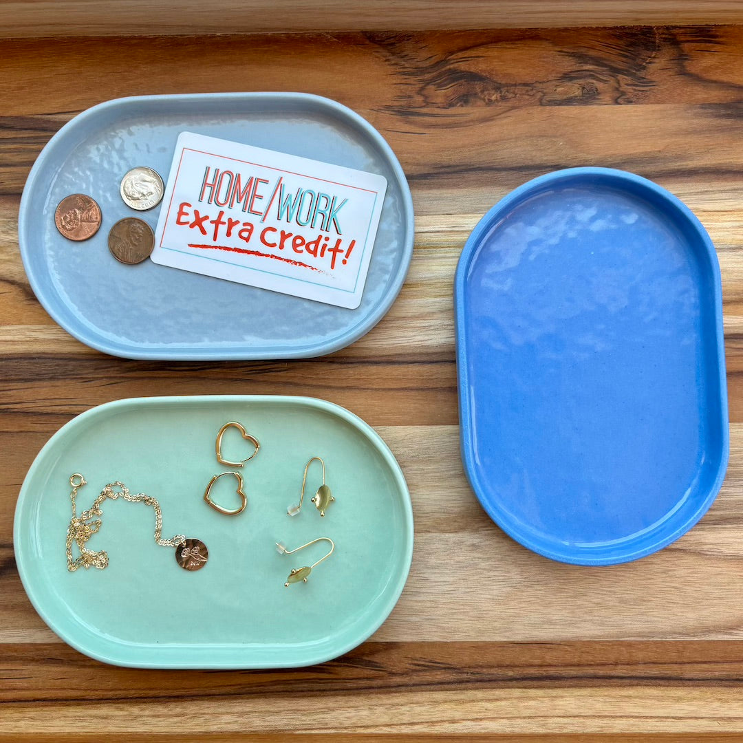 Ju Handmade Ceramics Small Ovular Tray Ju Handmade Ceramics