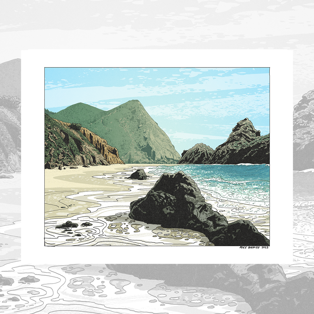 Big Sur Print Mike Bencze