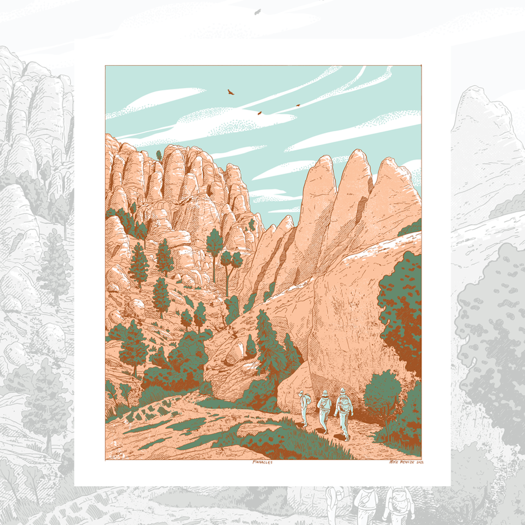 Pinnacles National Park Print Mike Bencze