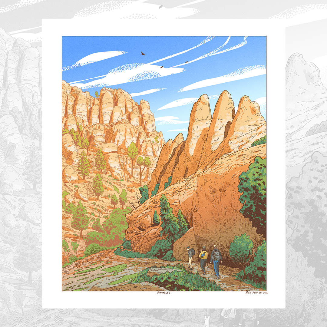 Pinnacles National Park Print Mike Bencze