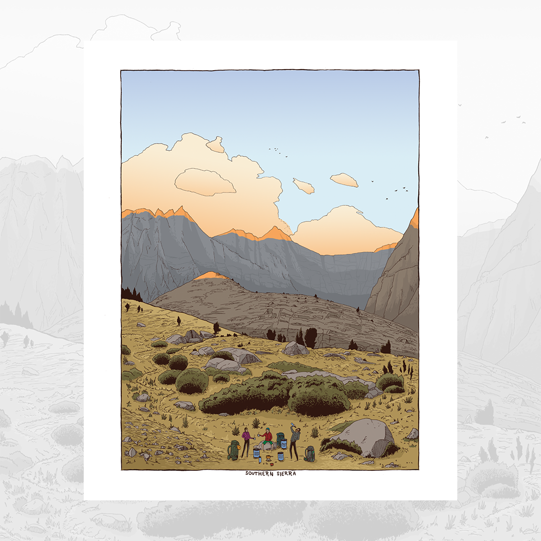 Southern Sierra Print Mike Bencze