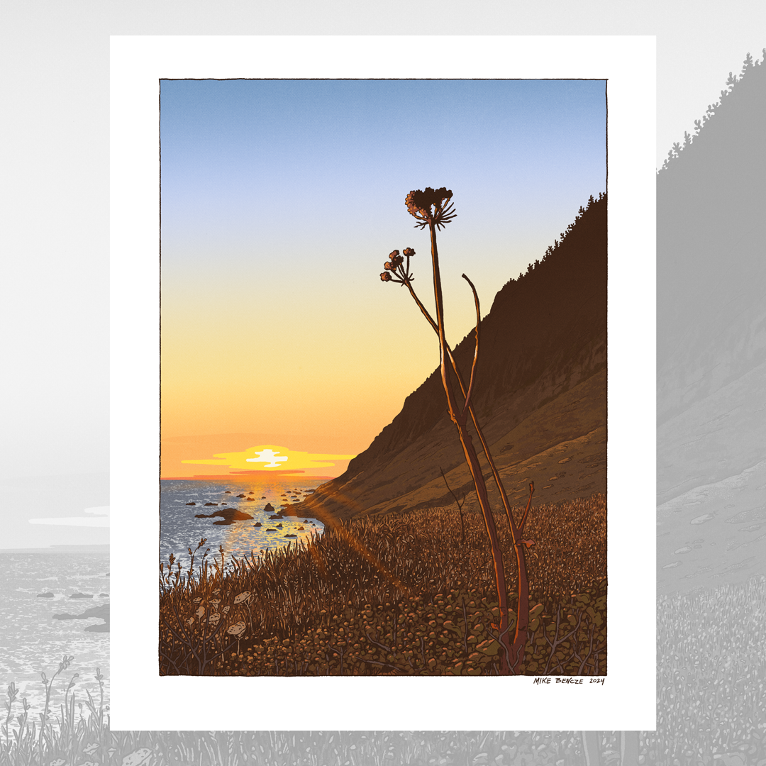 Lost Coast Print Mike Bencze