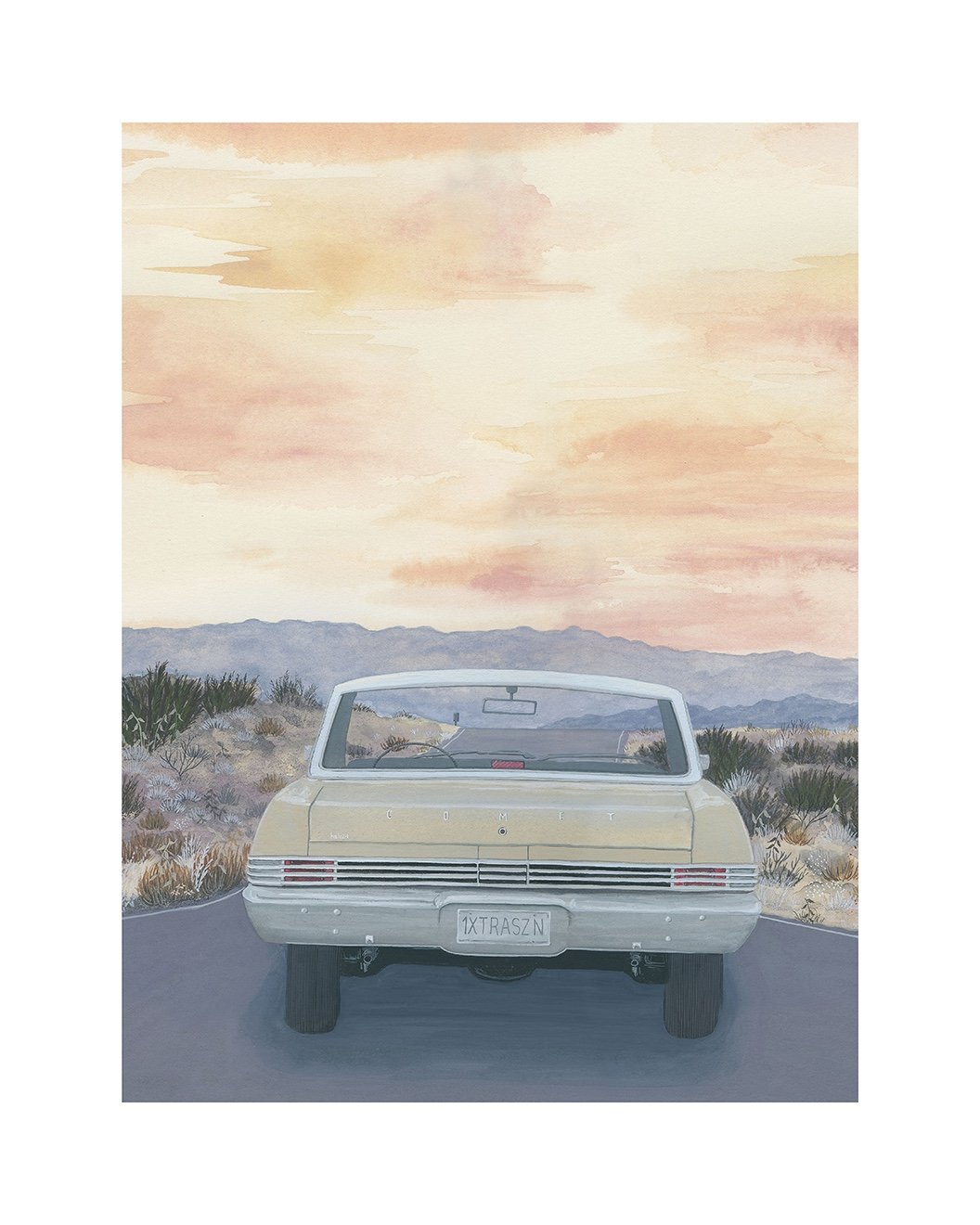 Turn This Car Around Print Heather Sundquist