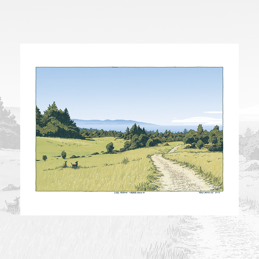Long Meadow Print Mike Bencze