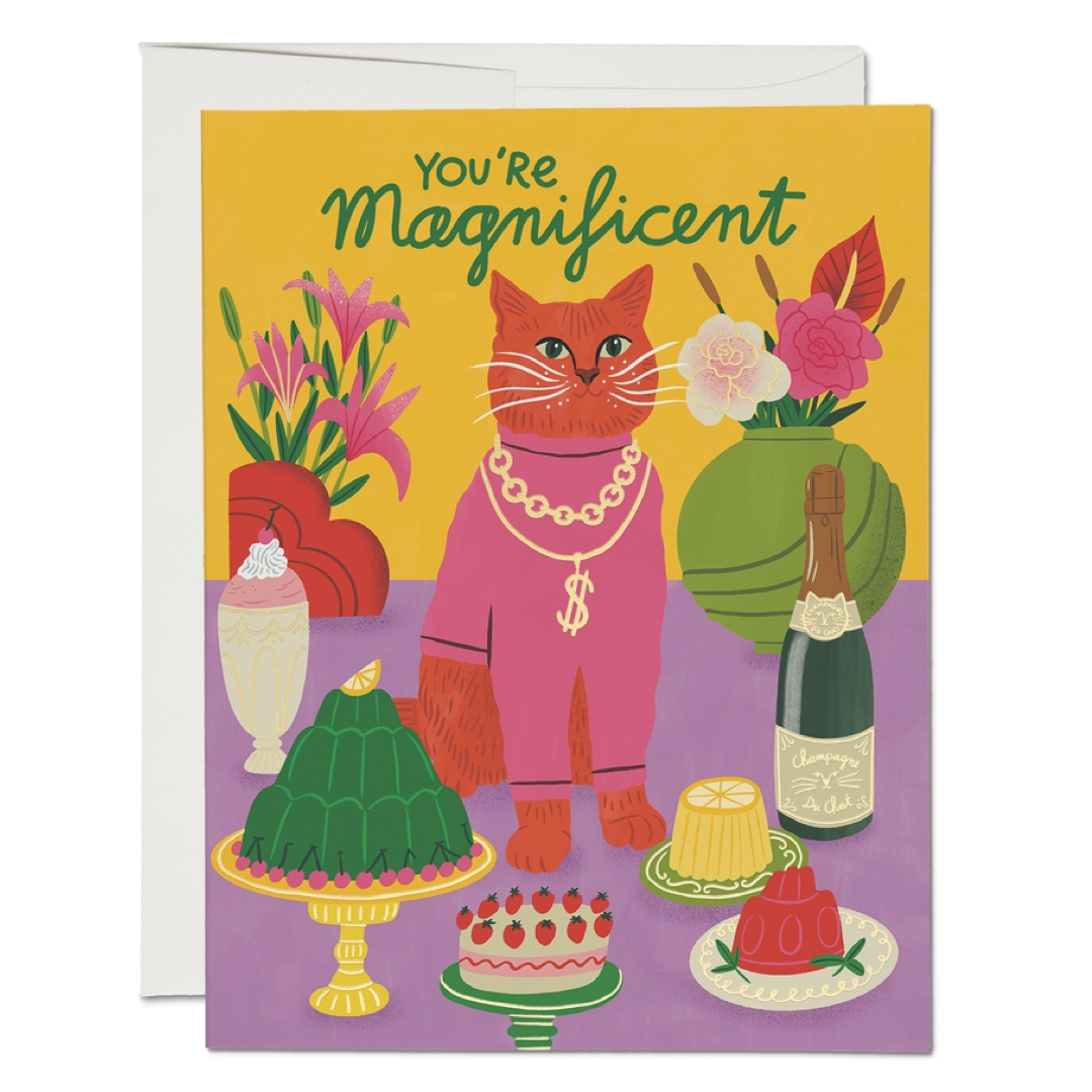 You're Magnificent Red Cap Cards